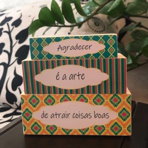 Frases em Bloco – Agradecer é a Arte de Atrair