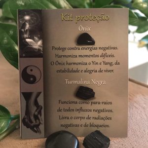 Kit Proteção – Ônix e Turmalina Negra