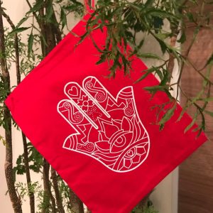 Bolsa Mística em Tecido – Hamsá