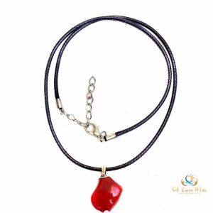 Colar de Pedra-Signo Touro Jasper Vermelho