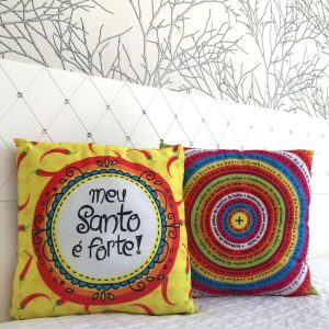 Almofada Decorativa – Senhor do Bomfim – Meu Santo é Forte