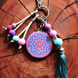 Chaveiro Criativo Mandala – Gratidão