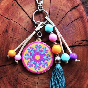 Chaveiro Criativo Mandala – Coragem