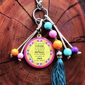 Chaveiro Criativo Mandala – Coragem